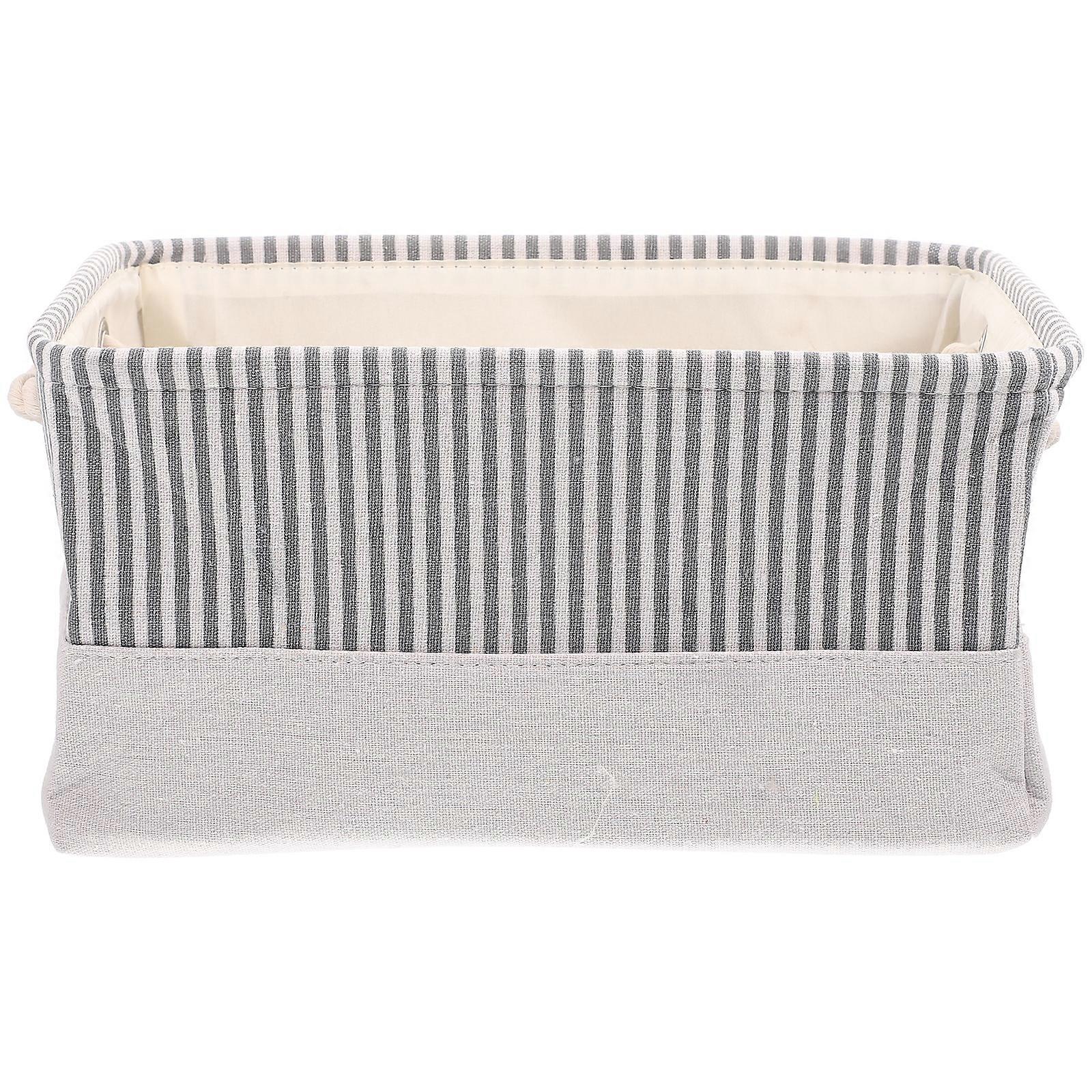 Geräumiger, Faltbarer Wäschekorb Zur Aufbewahrung Von Kleidung Und Schmutzwäsche-36x26x18cm-white