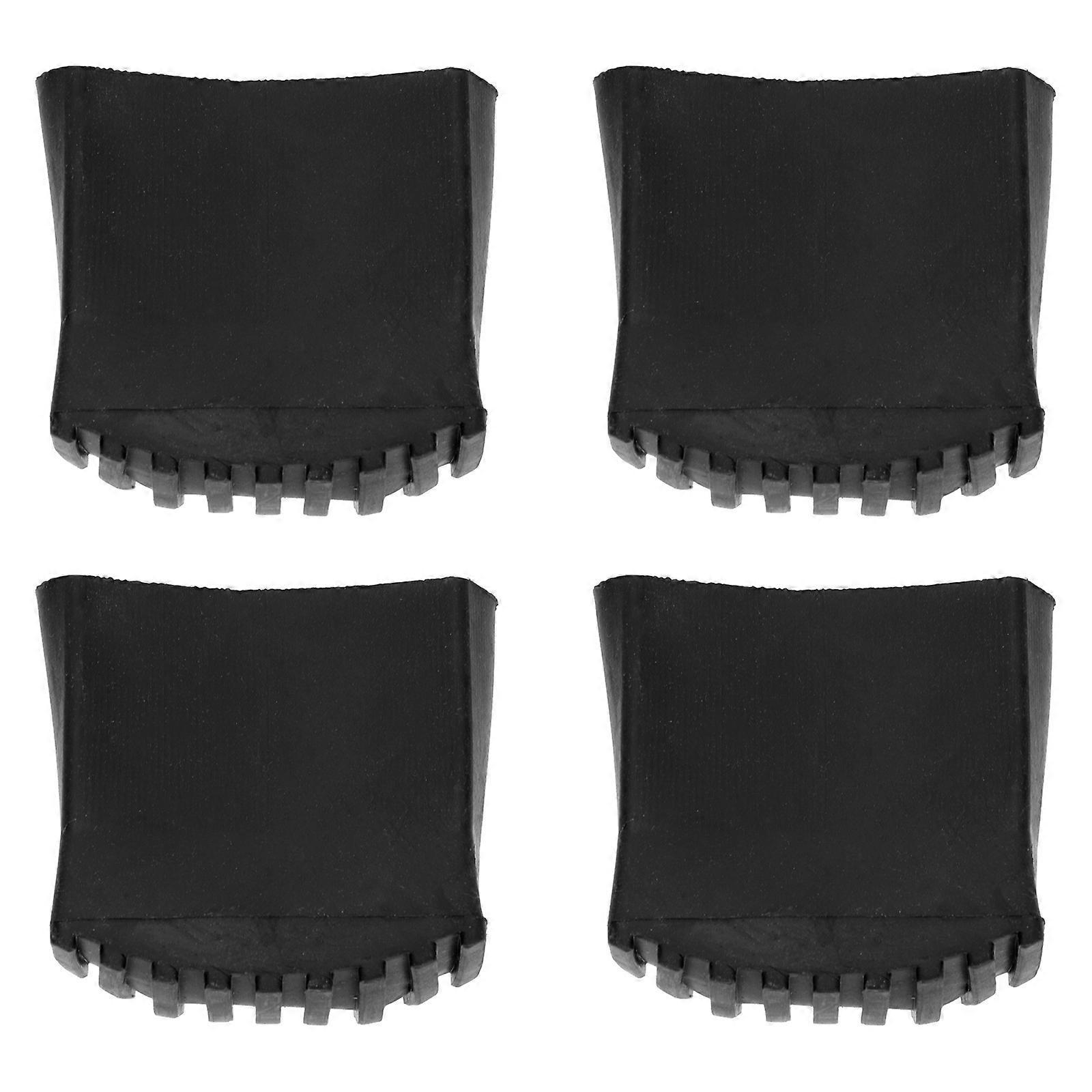 Stück Rutschfeste Leitergleitern, Leiterfußschoner, Leiterfuß-schutzhüllen-7.00x7.00x3.50cm-black