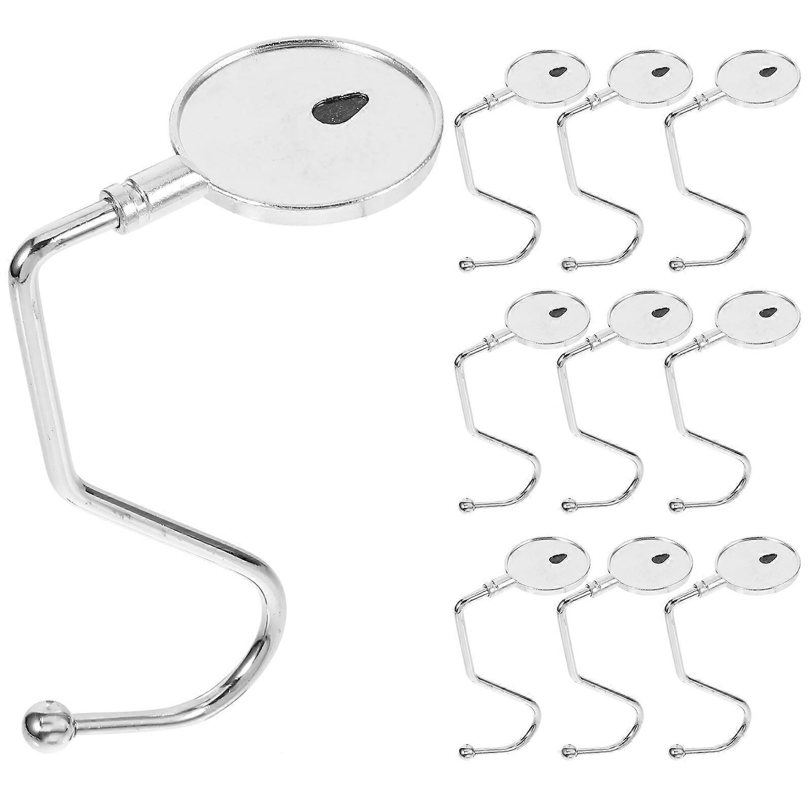 10 Stück Taschenhaken, Tischhaken, Taschenhalter, Tischhaken Für Schreibtisch-11.50x6.50x0.50cm