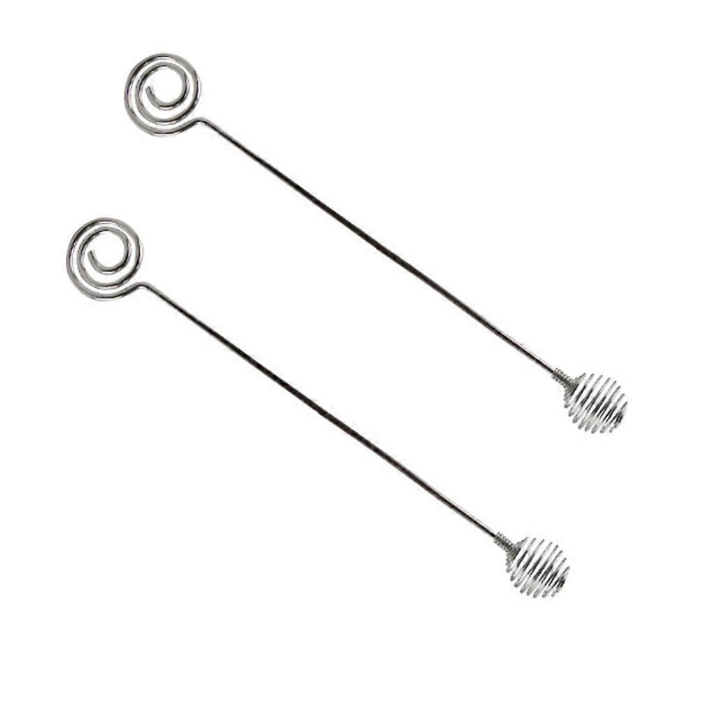 Stück Edelstahl-federrührer, Schneebesen, Rührstab-mixer Für Friseursalons-22.00x2.50x2.00cm