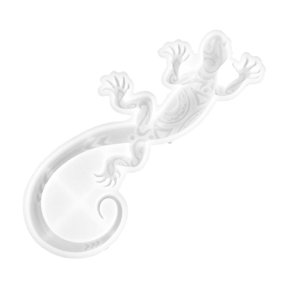 3d-gecko-förmige Harzform Zum Selbermachen Von Wanddekorationen Aus Silikon-20x9cm