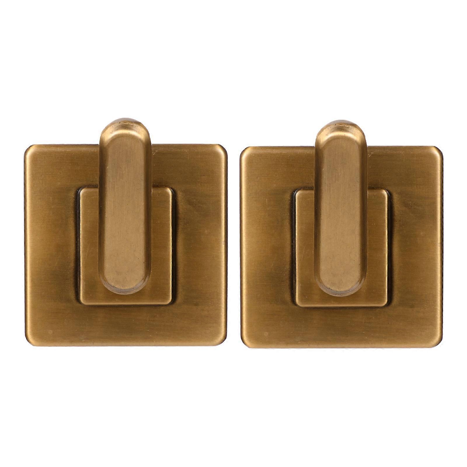 Stück Quadratische Wandhaken Mit Bohren, Selbstklebend, Für Bad Und Küche-5.2x5.2cm