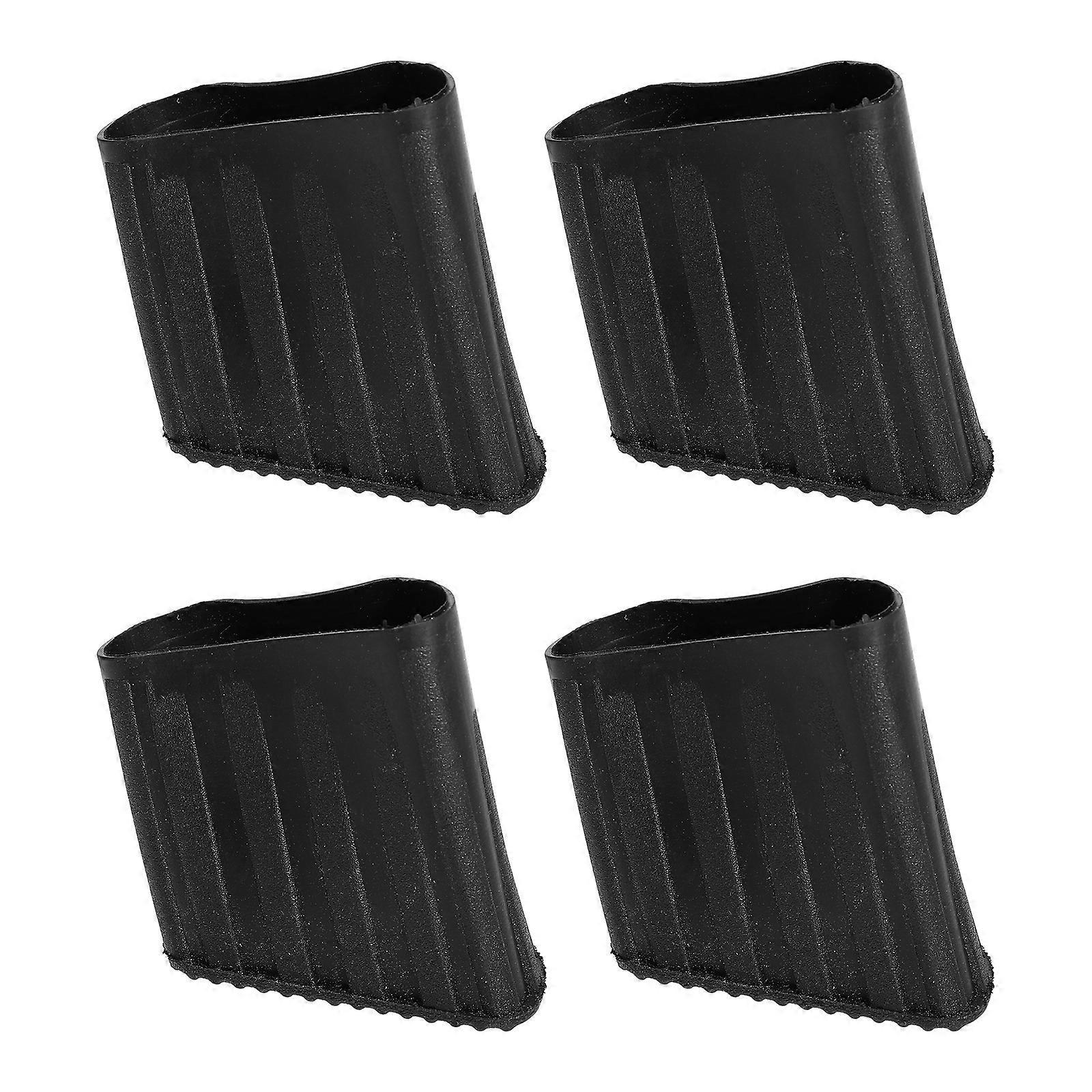 4er-pack Rutschfeste Leiterfüße Für Haushaltsleitern-5.00x4.30x2.70cm-black