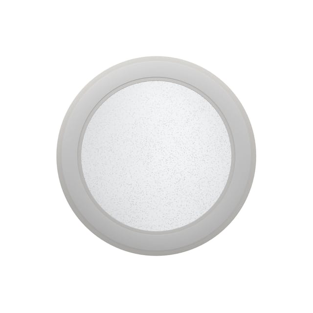 EGLO MACCHIONI DECKENLEUCHTE Ø380 CCT 2360LM DAMPERB. WEISS MIT KRISTALLEFFEKT