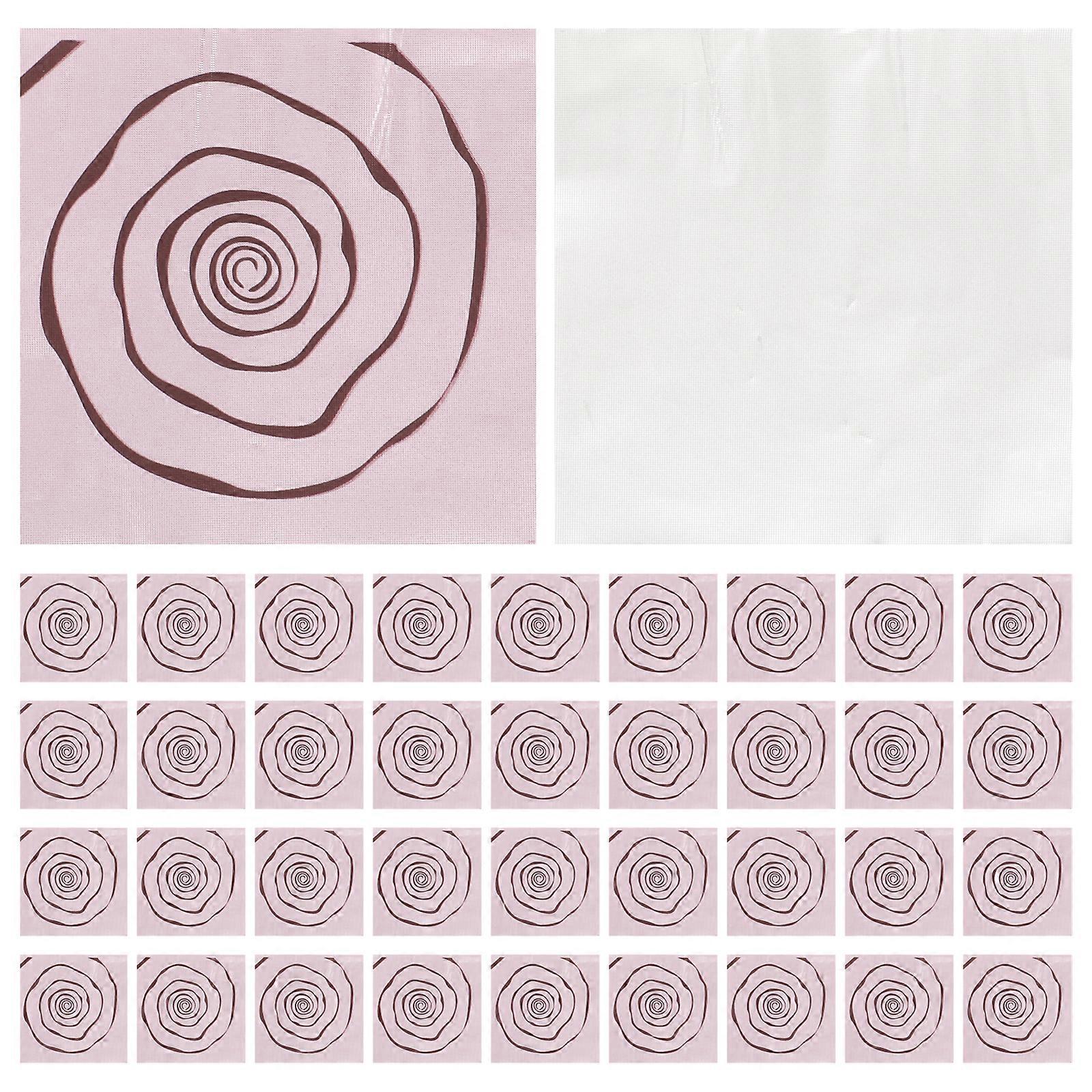 100 Stück Aluminiumfolienblätter, Aluminiumfolien-bonbonverpackungen, Bonbonverpackungen Für Schokolade-10.00x10.00x0.10cm-pink