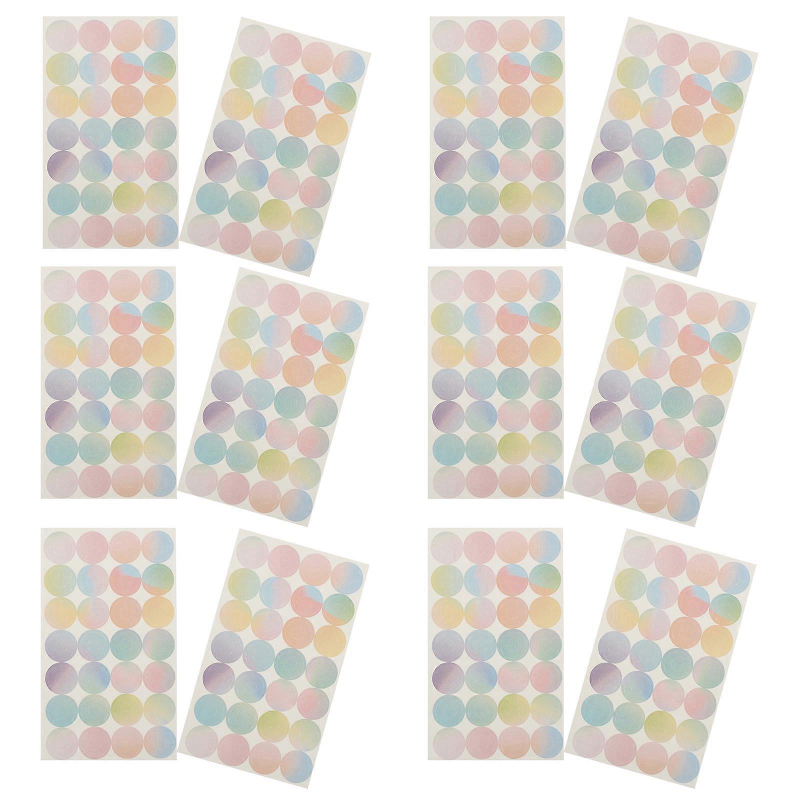 16 Blatt Selbstklebende Verstärkungsaufkleber, Lochverstärkungsetiketten Für Loses Papier-11.50x6.80x0.01cm