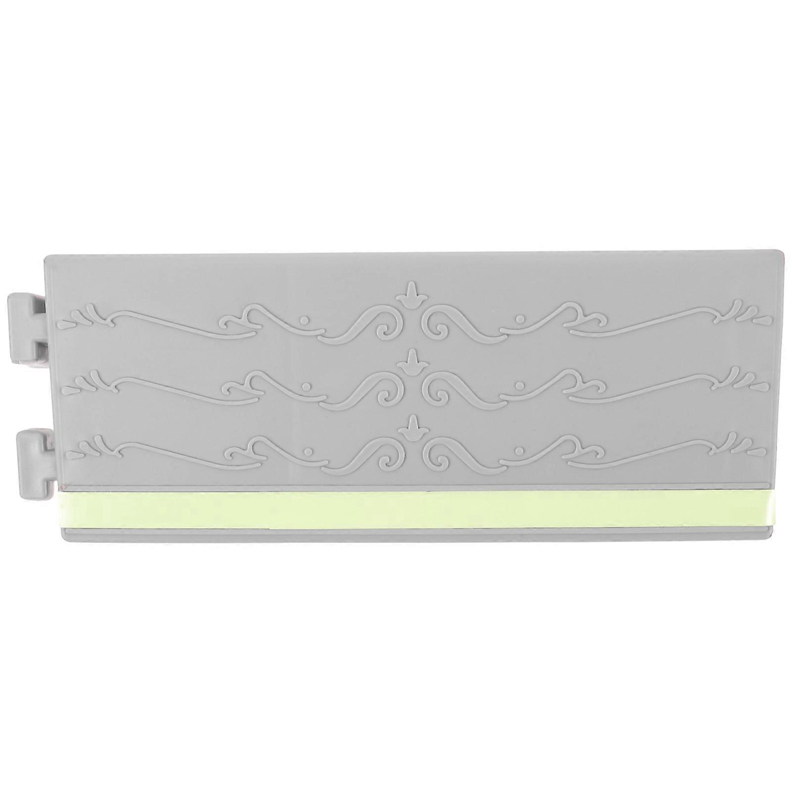 Kunststoff-schwellenrampe Für Saugroboter, Schwellenrampe, Abgewinkelte Schwelle-26.50x10.00x3.00cm-grey