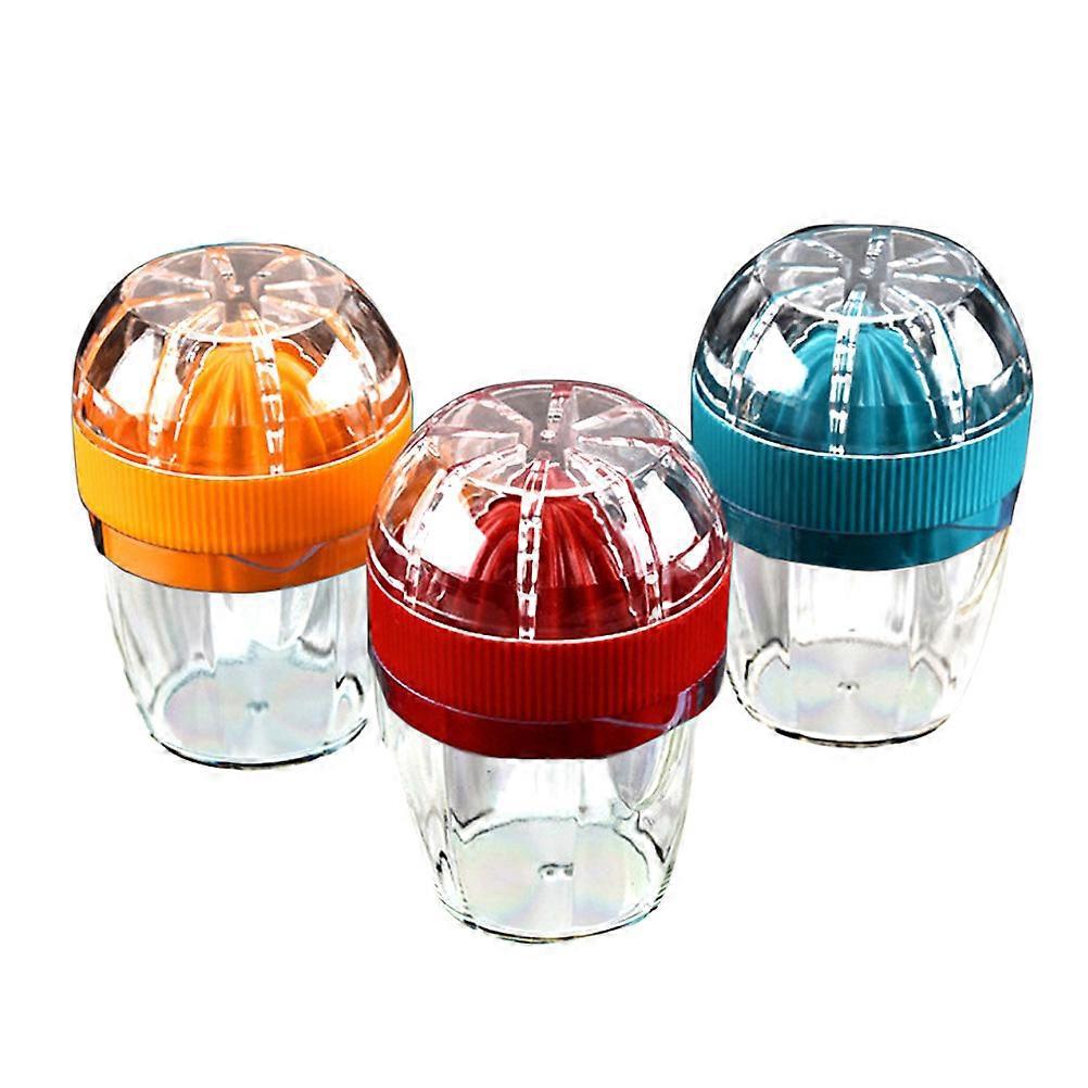Manueller Mini-entsafter, Tragbarer Multifunktionaler Fruchtmixer Mit Flasche, Saftpresse (farbe Zufällig)-11.00x8.00x8.00cm
