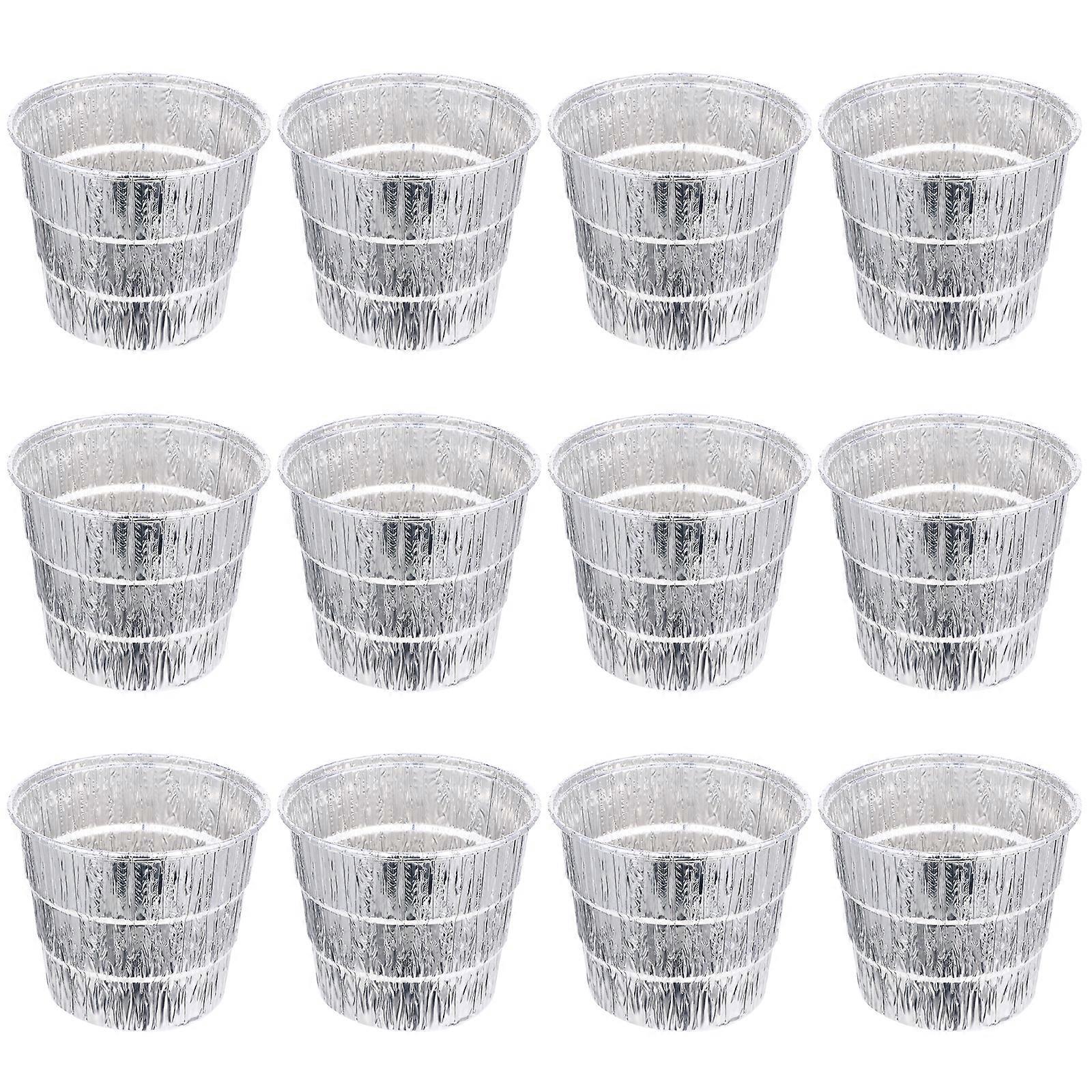 12 Stück Professionelle Ersatz-fettauffangschalen Für Pelletgrills-12.00x10.50x8.50cm