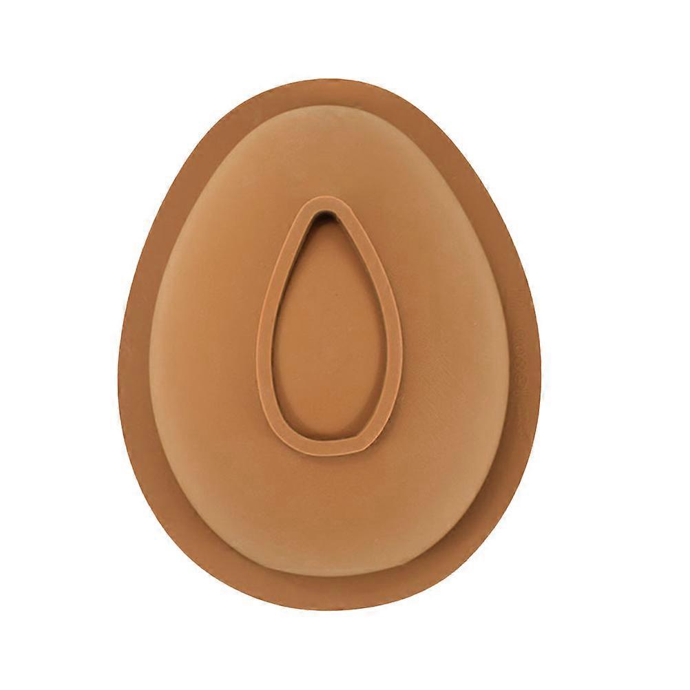 Hübsche Silikonform Für Ostereierschalen, Ideal Zum Dekorieren Und Backen Von Eiern.-12.30x9.50x4.00cm-coffee