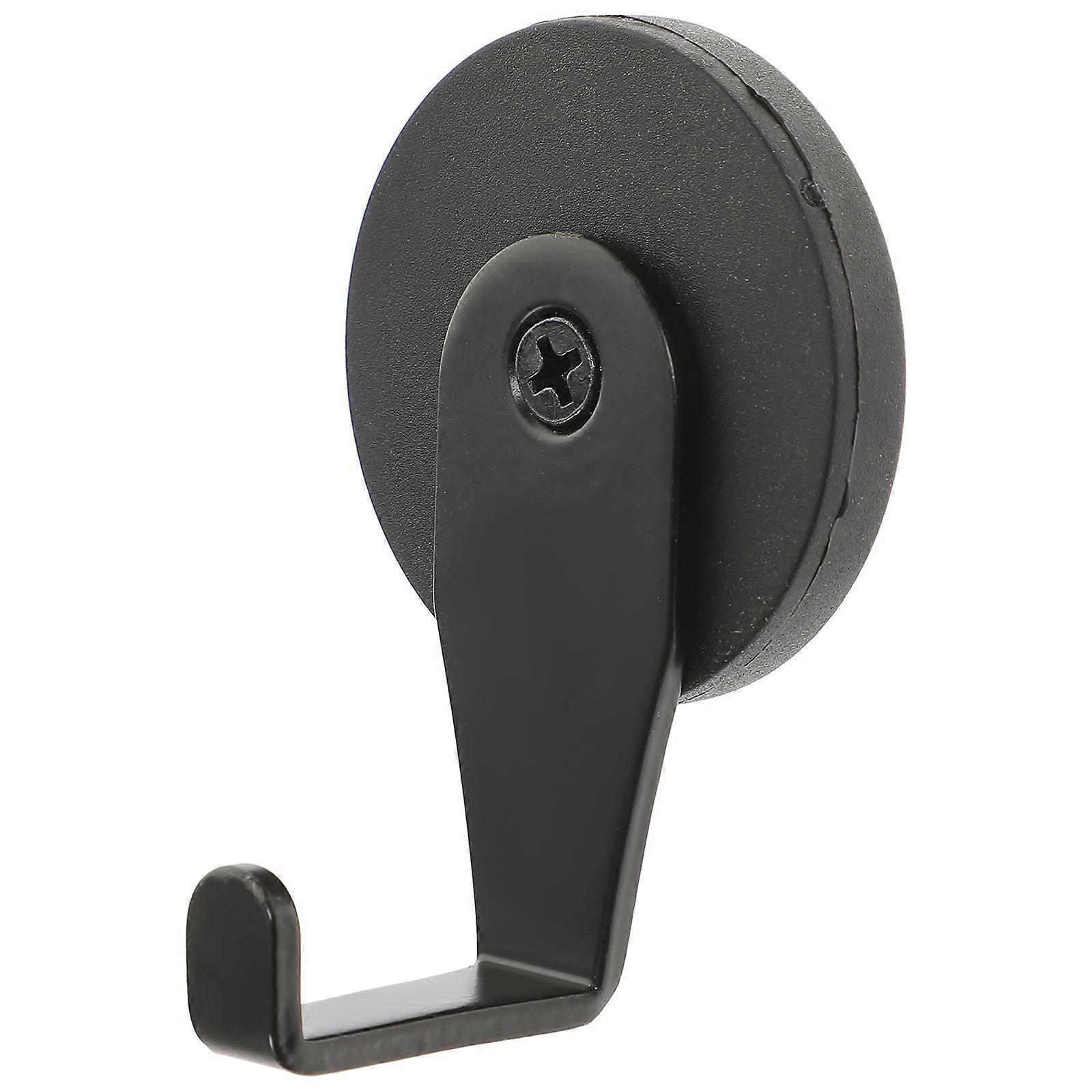 Magnetischer Haken, Kranzhaken, Mantelhaken, Handtuchhaken, Magnet-hängehaken, Küchenhaken-6.50x4.50x4.00cm-black