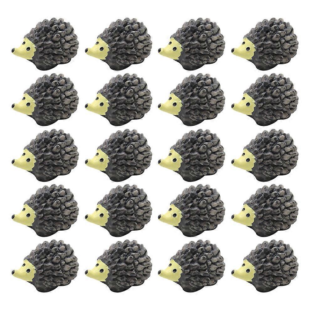 20 Mini-igelfiguren, Mini-tierornamente, Dekorationen Für Topfpflanzen-1.20x0.20x0.20cm