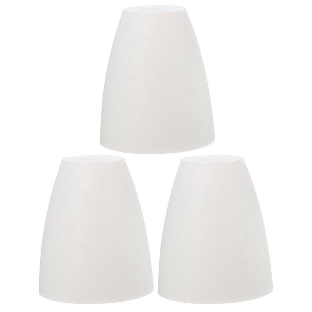 3er-set Lampenschirme, Stehlampenschirme, Kunststoff-lampenabdeckungen, Dekorative Lampenschirme, Ersatz-11.50x10.00x10.00cm-white