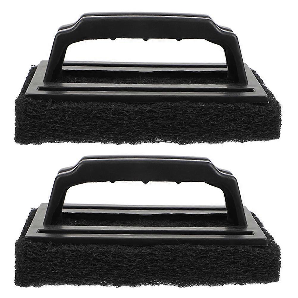Stück Küchenarbeitsplatten-reinigungsbürsten, Multifunktionale Grillrost-reinigungsbürsten-15.00x9.00x6.00cm-black