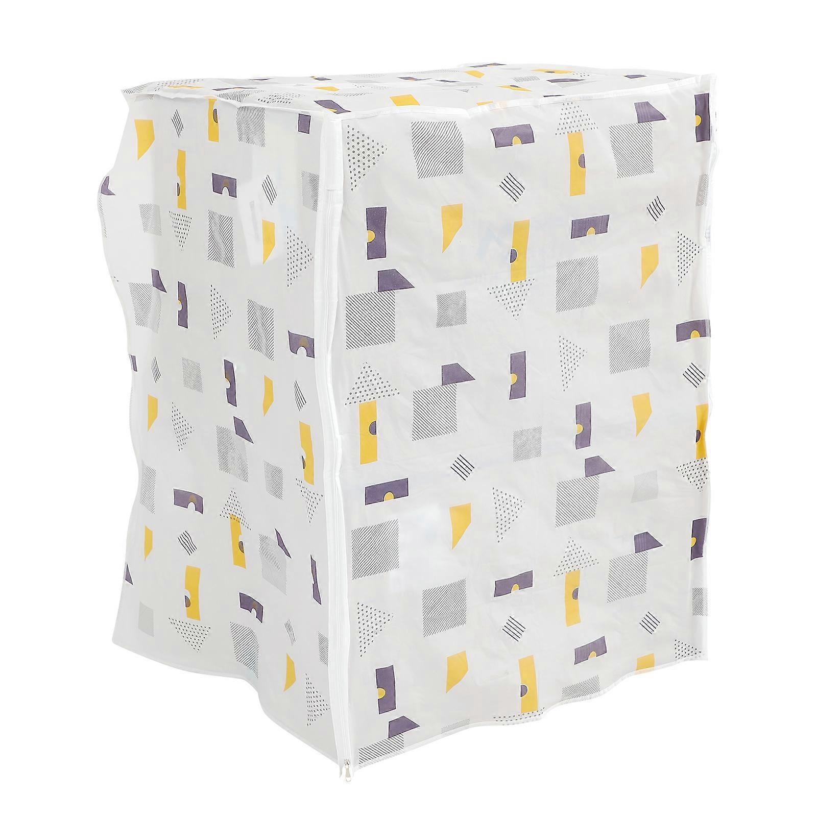 Stück Trocknerabdeckung, Wasserdicht, Spritzwassergeschützt Und Lichtundurchlässig, Transparent Bedruckt, Für Waschmaschinen, Walzenmuster-85.00x58.00x62.00cm