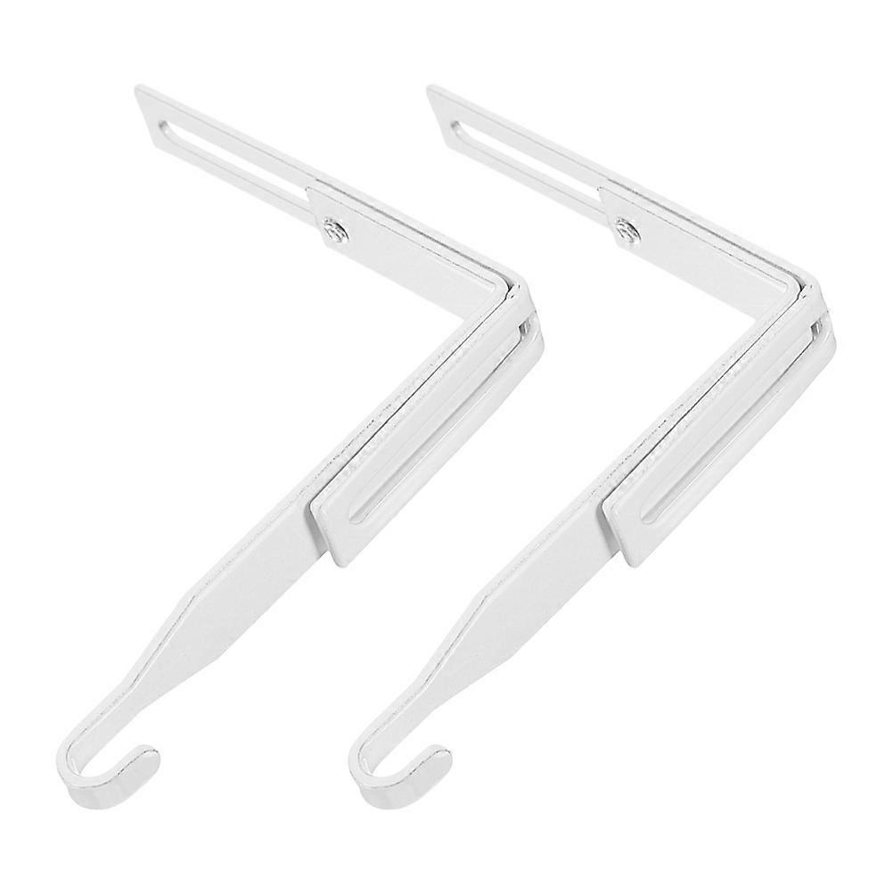 Stück Verstellbare Metallhaken Für Küchenschränke Und -türen-8.00x7.00x1.20cm-white