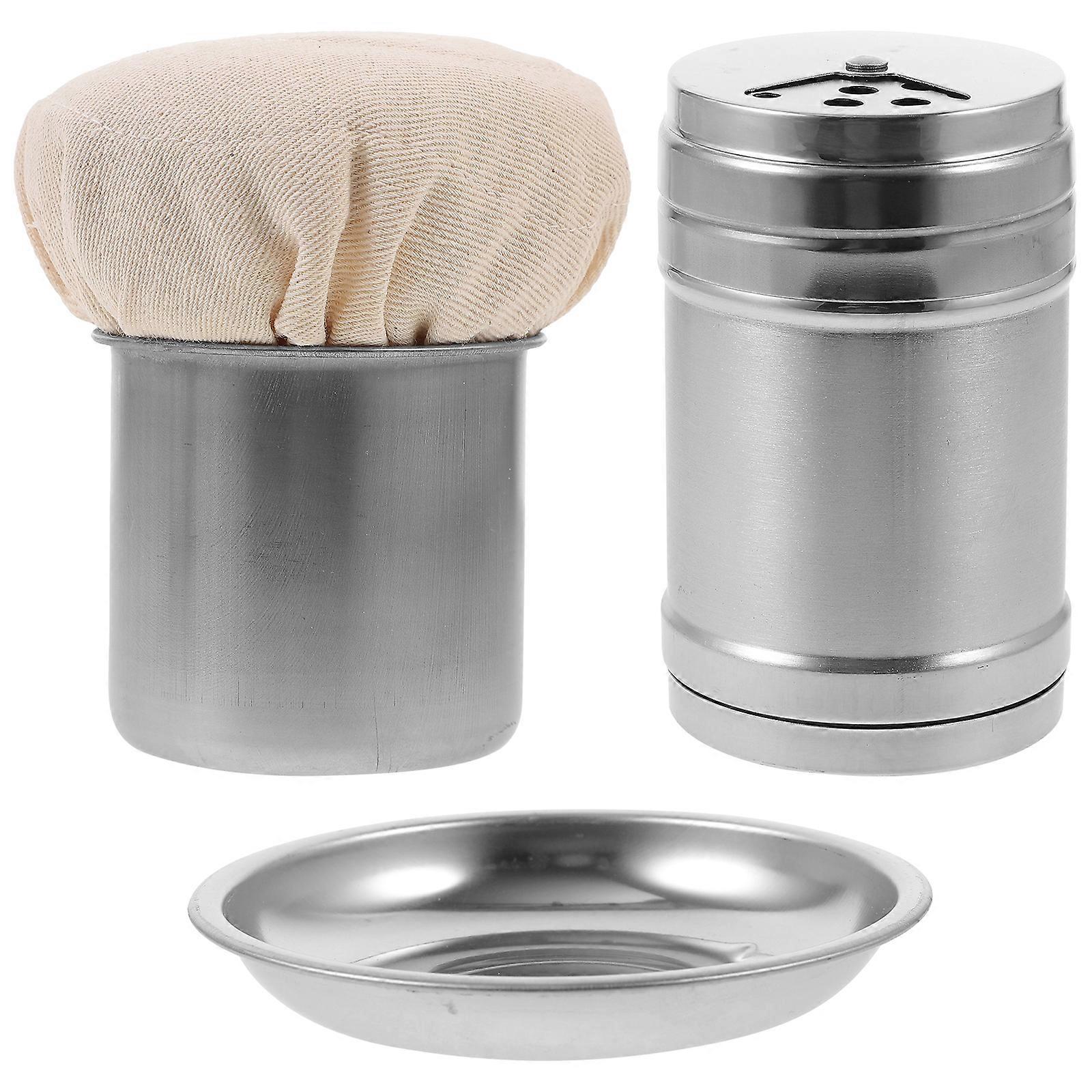 Set Praktischer Ölpinsel, Gewürzglas-set, Haushalts-pfannkuchenölpinsel, Ölabstreifer-10.3x6x6cm