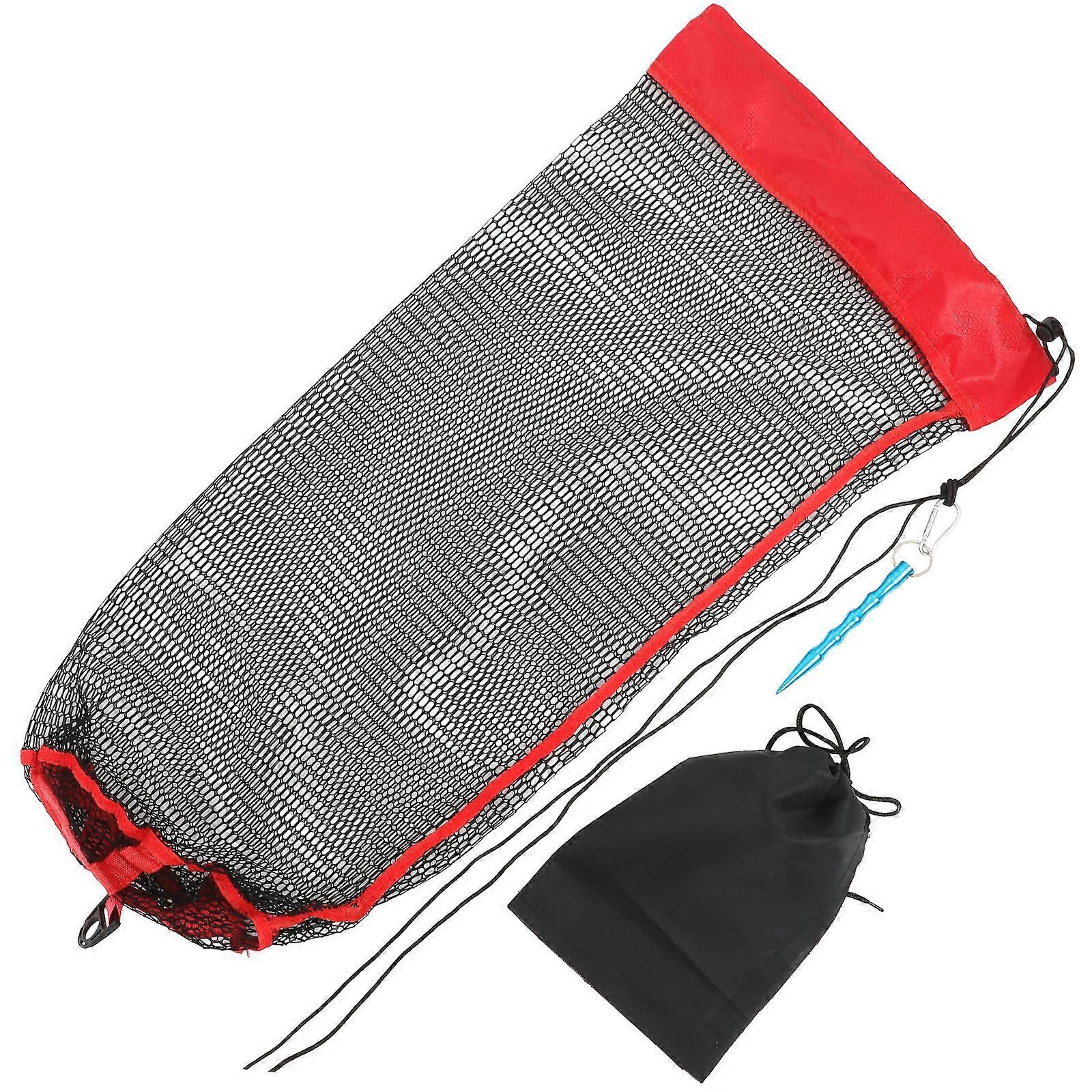 Fischernetz Mit Zugband, Fischschutznetz, Fischfangkorb, Maschennetz, Fischortungsnetz-80.00x35.00x1.00cm