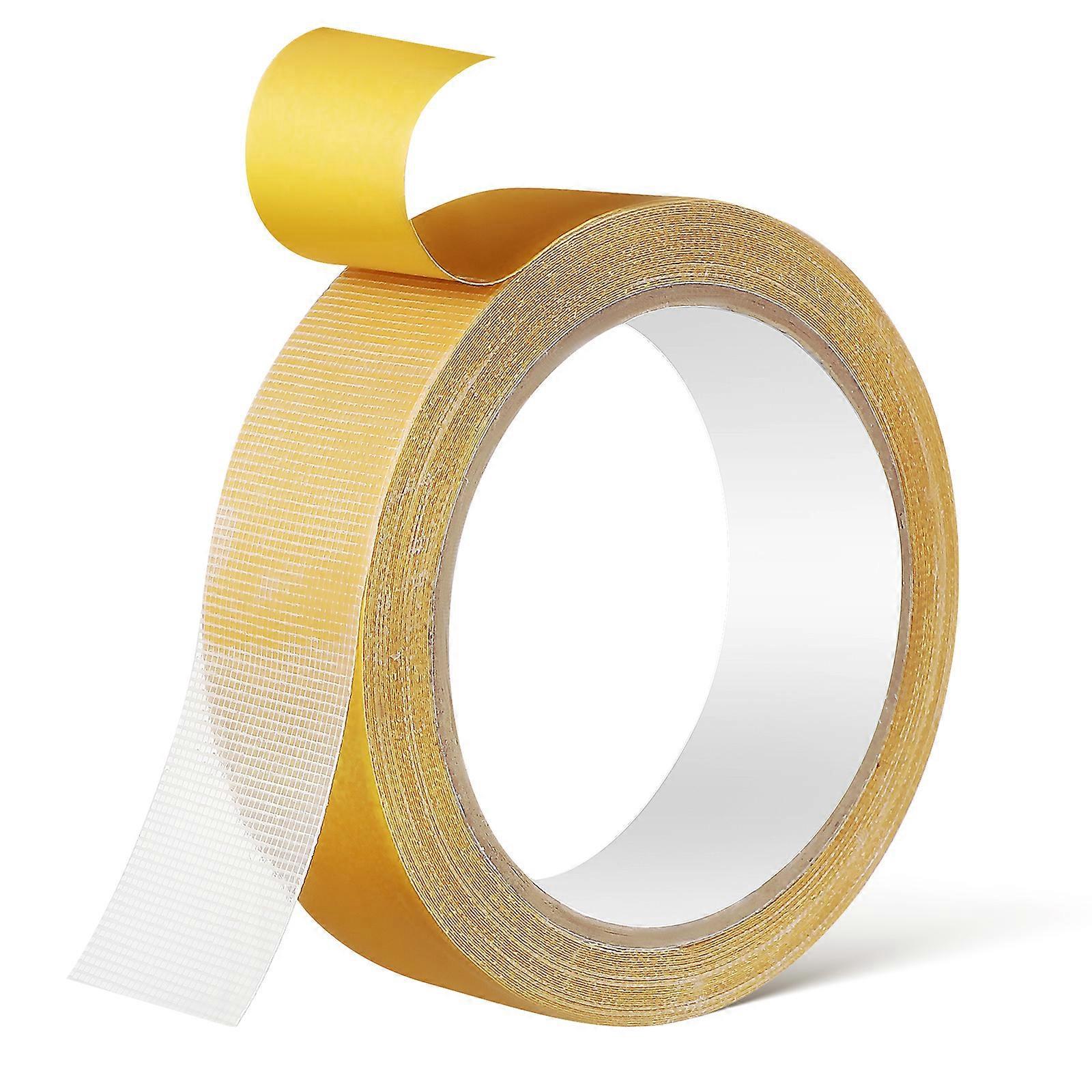 Rolle Doppelseitiges Gitterklebeband, Extra Stark, Doppelseitig, Teppichklebeband, Stoffklebeband, Bastelklebeband, Montageklebeband-1000.00x3.00x1.20cm