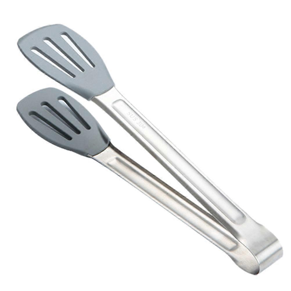 Stück Steakzange, Lebensmittelzange, Steakklemme, Multifunktionales Küchenwerkzeug Für Zuhause-24.7x4.8cm-silver
