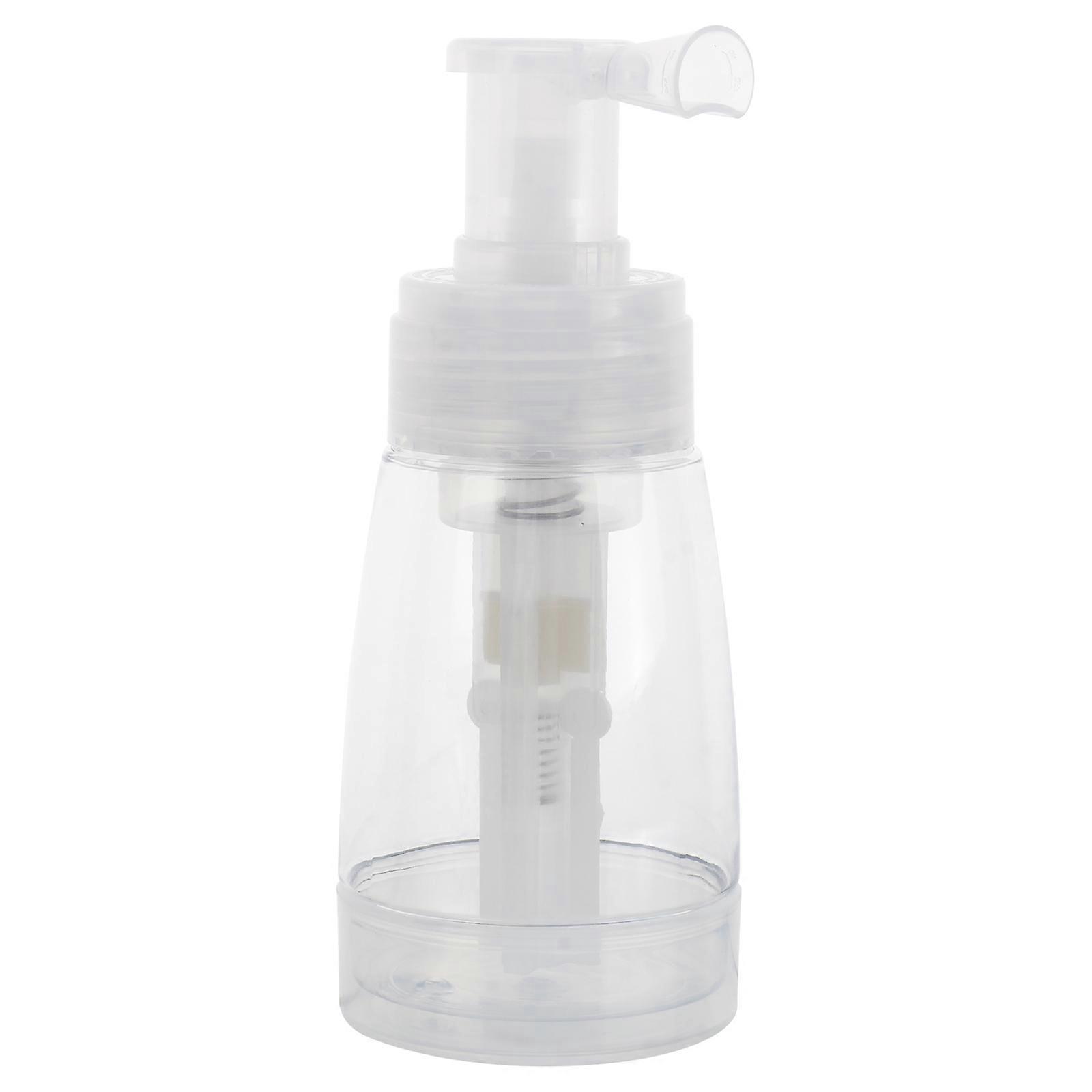 Tragbare Sprühflasche Aus Transparentem Pe-kunststoff Für Talkumpuder-15x6cm