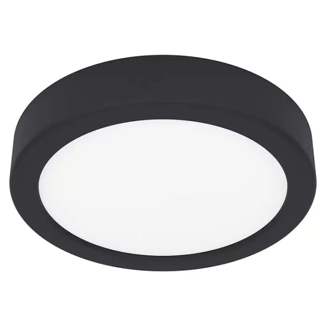 EGLO FUEVA 6 PLAFOND Ø165 CCT 7.5W 1000LM IP44 SCHWARZ