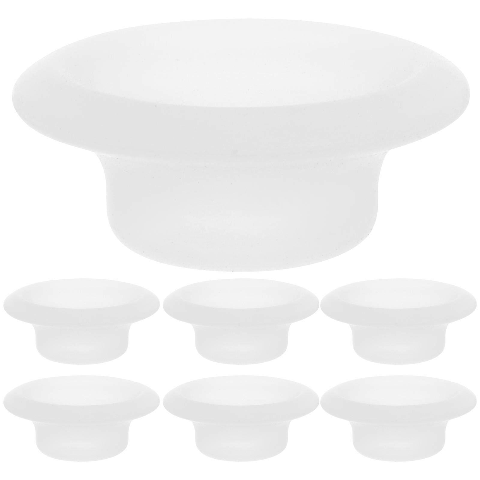 10 Stück Bügelverschluss-dichtungen Für Bierflaschen, Dichtungen Für Heimbrau-bierflaschen-2.50x2.50x0.70cm-white