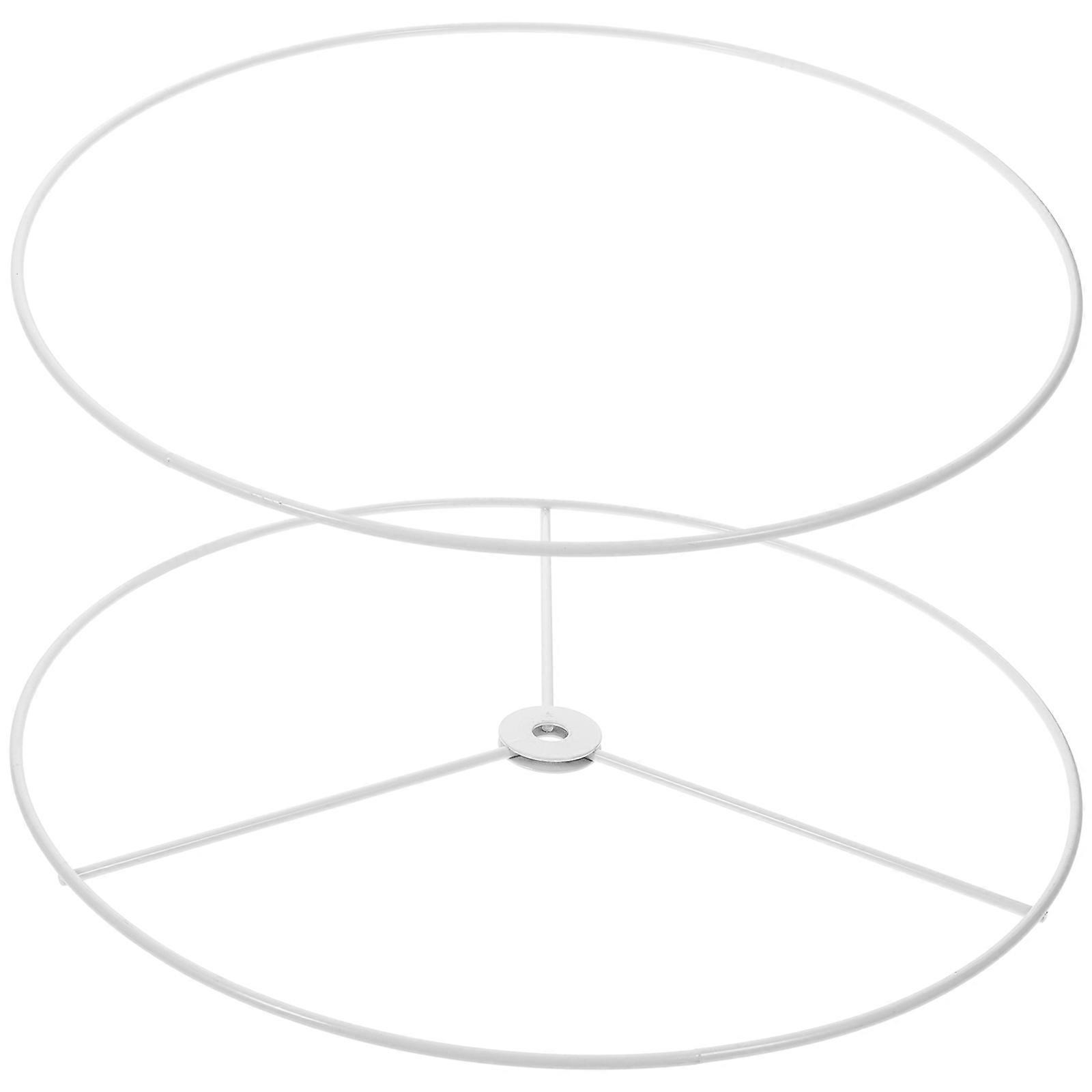 Set Eisen-deckenleuchtenrahmen Diy-kronleuchterhalterung Kronleuchterzubehör-30x30cm-white