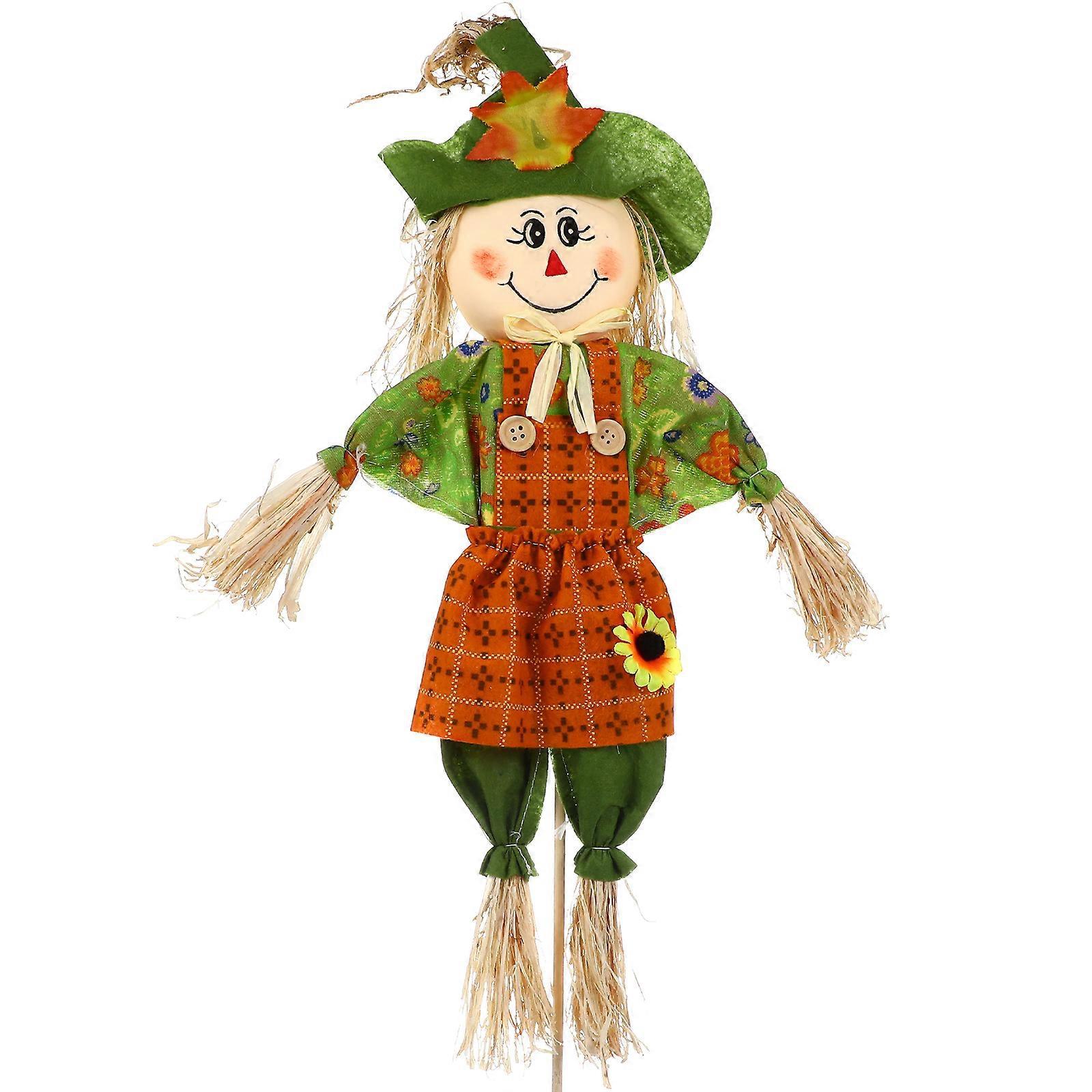 Halloween-vogelscheuche, Bezaubernde Vogelscheuchen-dekoration, Gartenschmuck Für Thanksgiving-partys-66.00x34.00x4.00cm-assorted Color