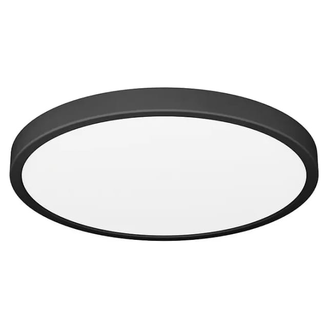 EGLO FUEVA 6 PLAFOND Ø280 CCT 14.2W 2000LM IP44 SCHWARZ