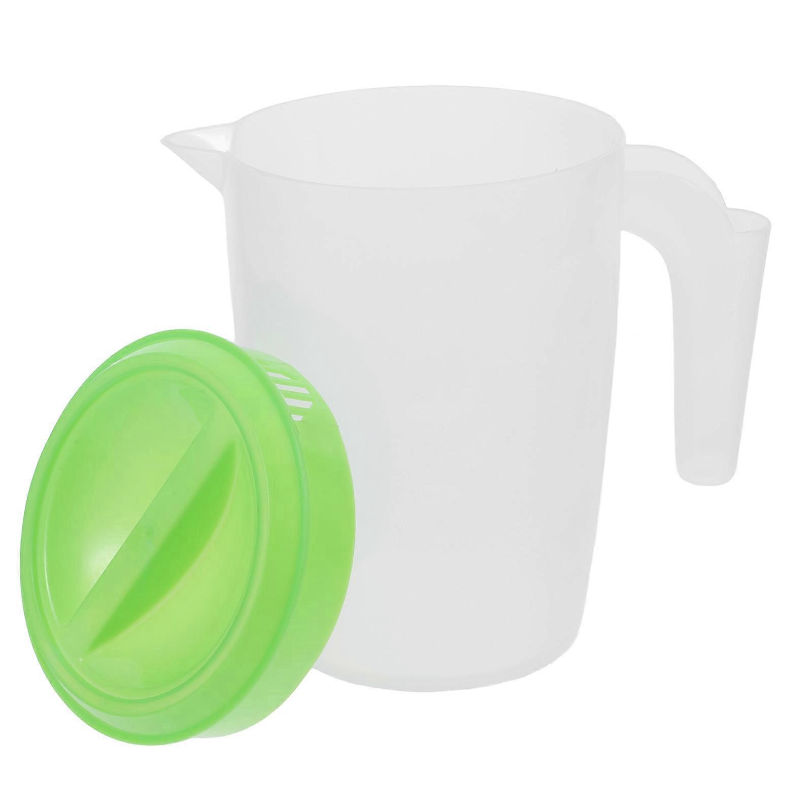 Wiederverwendbarer Krug Mit Großem Fassungsvermögen Für Kaltwasser, Kühlschrank Und Saft-17.00x15.50x10.80cm-green