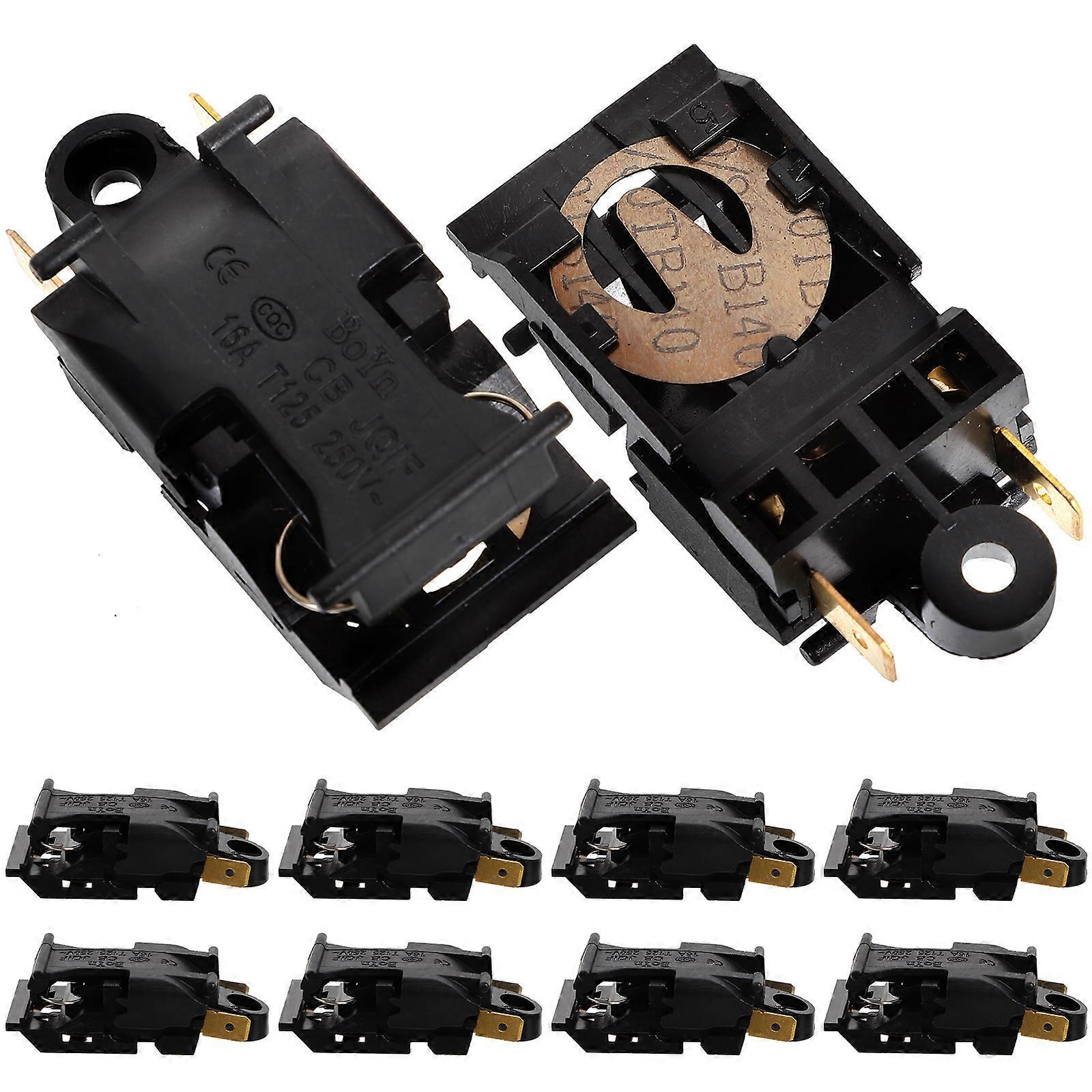 10 Stück Thermostatschalter Für Wasserkocher, Automatischer Temperaturschalter-4.5x2x1.5cm