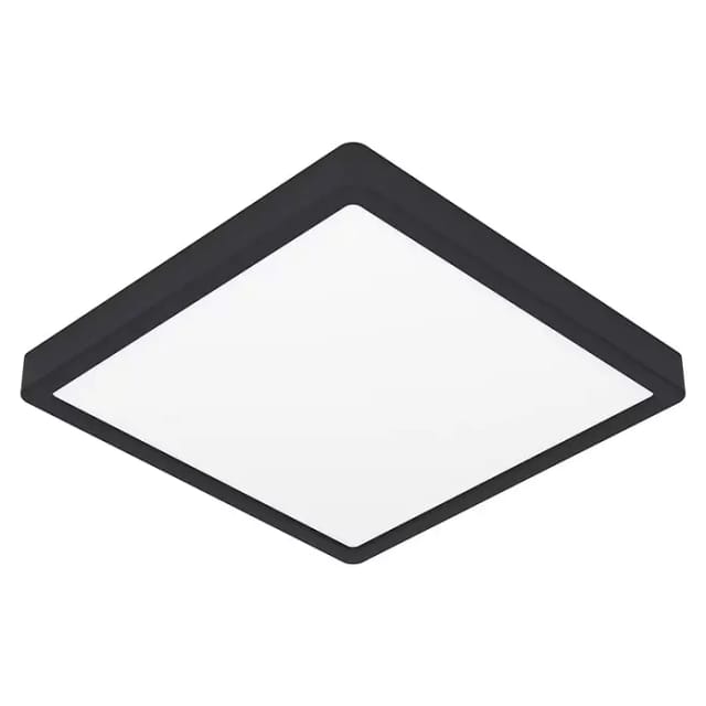 EGLO FUEVA 6 PLAFOND 290X290 CCT 13W 2100LM IP44 SCHWARZ