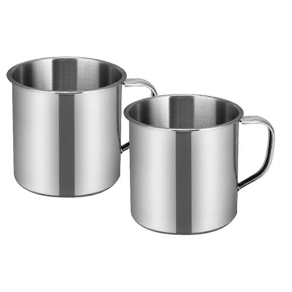 Mehrzweck-wasserbecher Aus Edelstahl Für Kindergartenkinder-6.50x6.50x5.50cm-silver