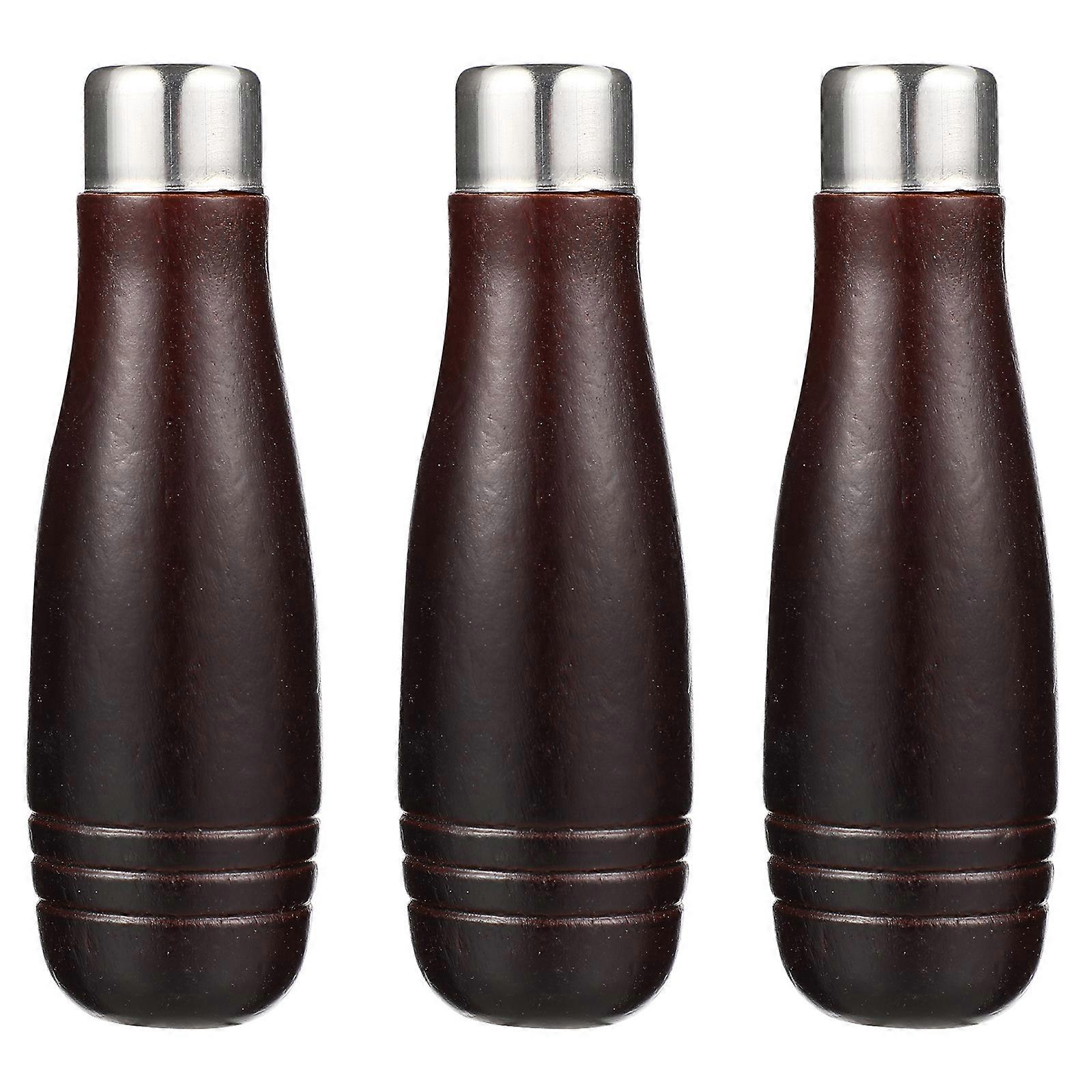 3-teiliges Zubehör Für Aktengriffe Aus Holz, Ersatz-aktengriffe Aus Holz-11.00x3.50x3.50cm-claret