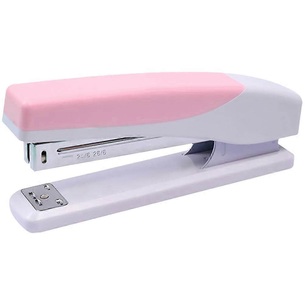 Hefter Mit Hoher Kapazität, Arbeitssparender Hefter, Bürohefter, Mehrzweckhefter, Tischhefter-14.5x3.3cm-pink