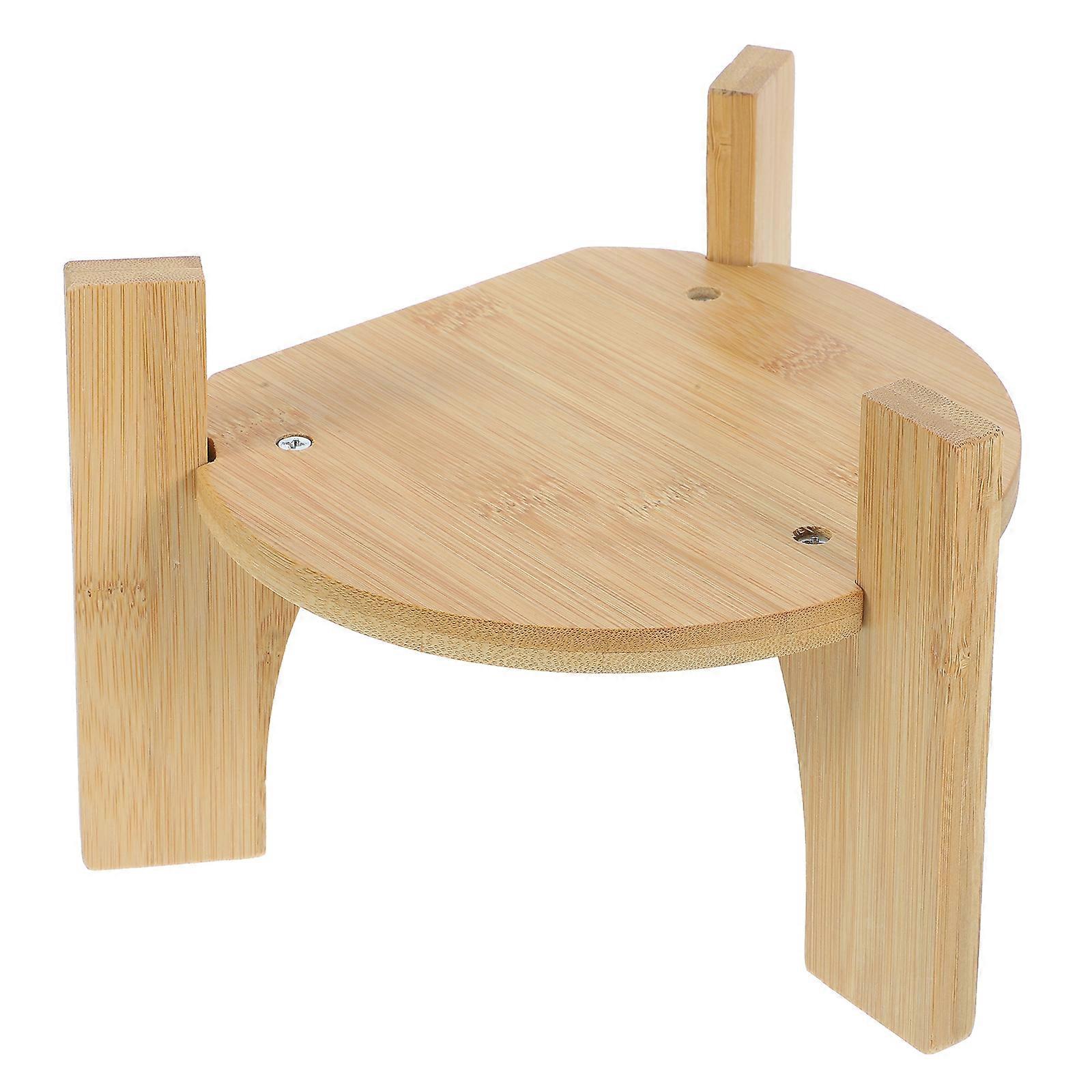Getränkespenderständer Aus Bambus, Halterung Für Getränkespender, Gestell Für Wasserspender-17.50x17.50x14.00cm