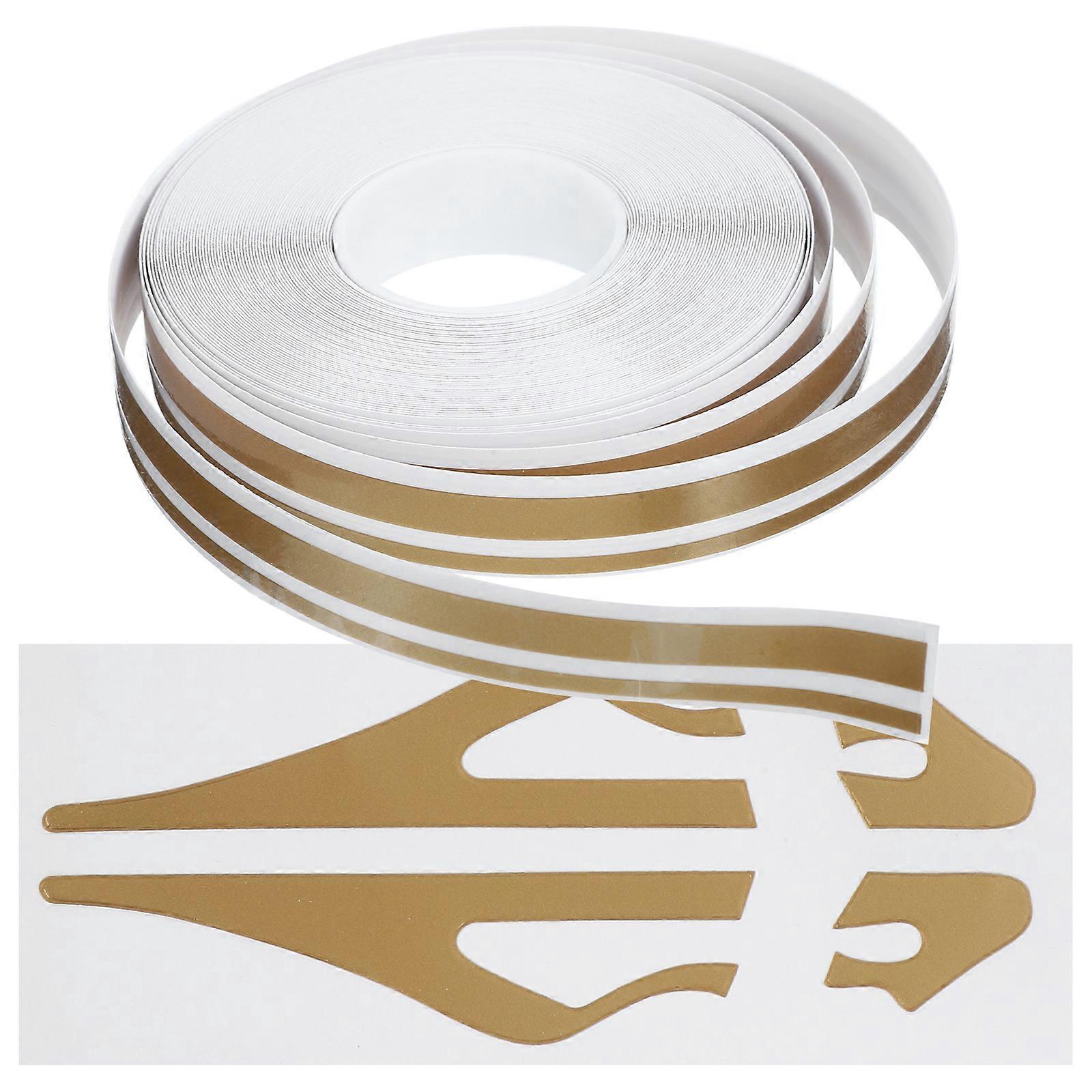 Rolle Zierstreifenband Für Autos, Feinstreifen-aufkleber, Autoaufkleber, Autoaufkleber-980.00x1.20x0.01cm-golden