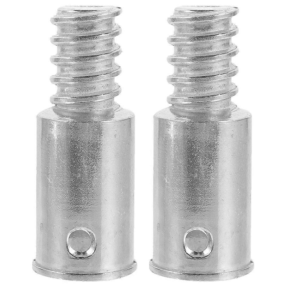 Stück Besenstiel-verlängerungsadapter Mit Gewindeende (amerikanisches Gewinde)-6.50x2.50x2.50cm-silver