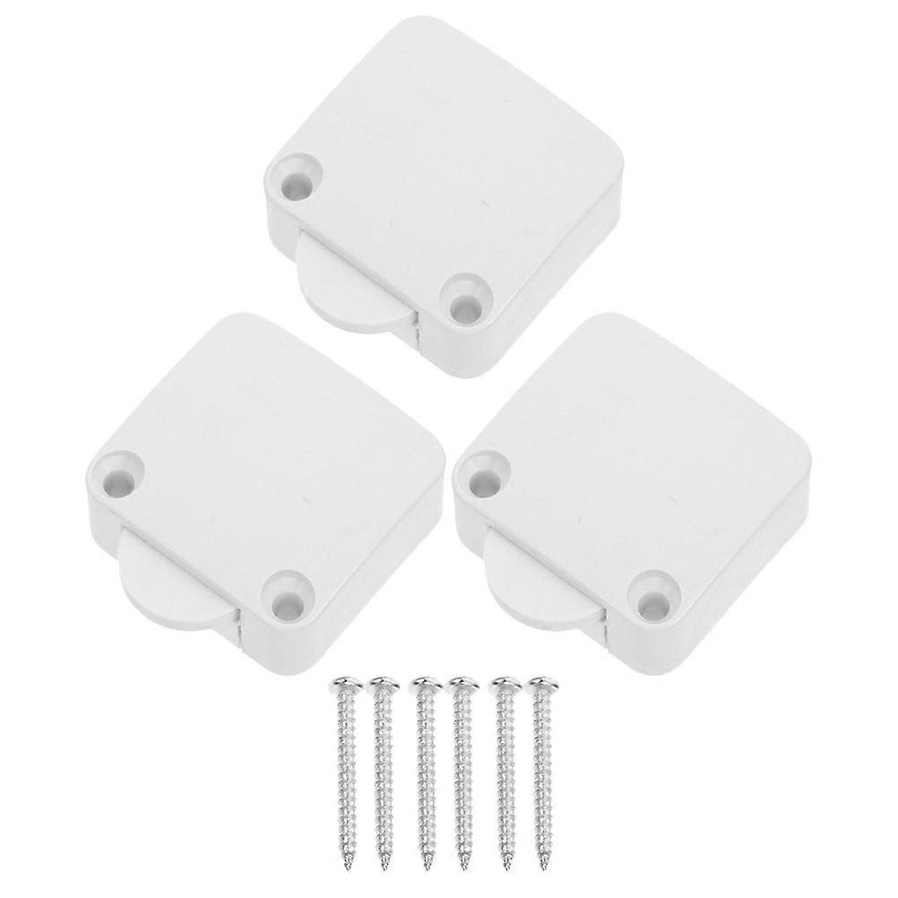 3er-set Türschalter, Schranklampenschalter, Berührungsschalter Für Kleiderschrank, Schublade-3.8x3.3cm-white