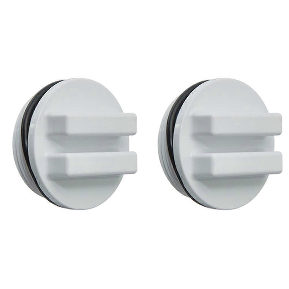 Stück 1,5"-pool-rücklaufleitungs-winterisierungsstopfen, Filterablaufstopfen Mit O-ring-5.5x5.5x3.5cm-white