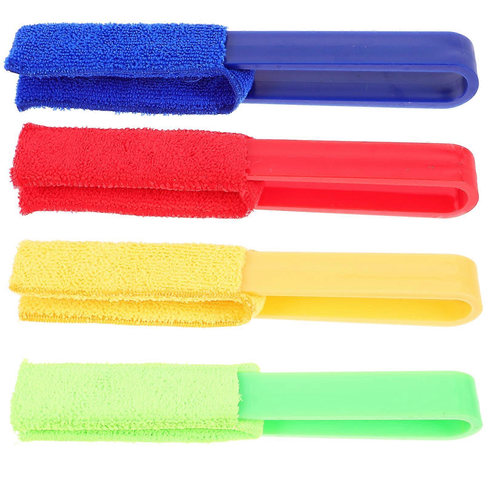4-teiliges Set Fensterjalousien-reinigungswerkzeuge, Jalousien-staubwedel, Fensterjalousien-reinigungsstaubwedel Für Autos Und Lüftungsschlitze-22.00x3.00x3.00cm