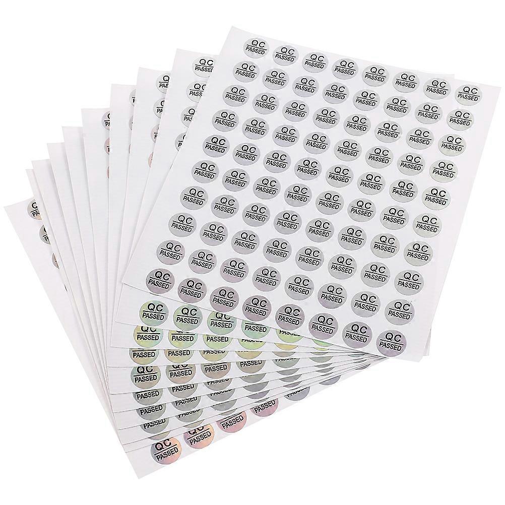 2400 Stück Selbstklebende, Qualitätsgeprüfte Etiketten Für Lager Und Heimwerkerbedarf-1.00x1.00x0.01cm