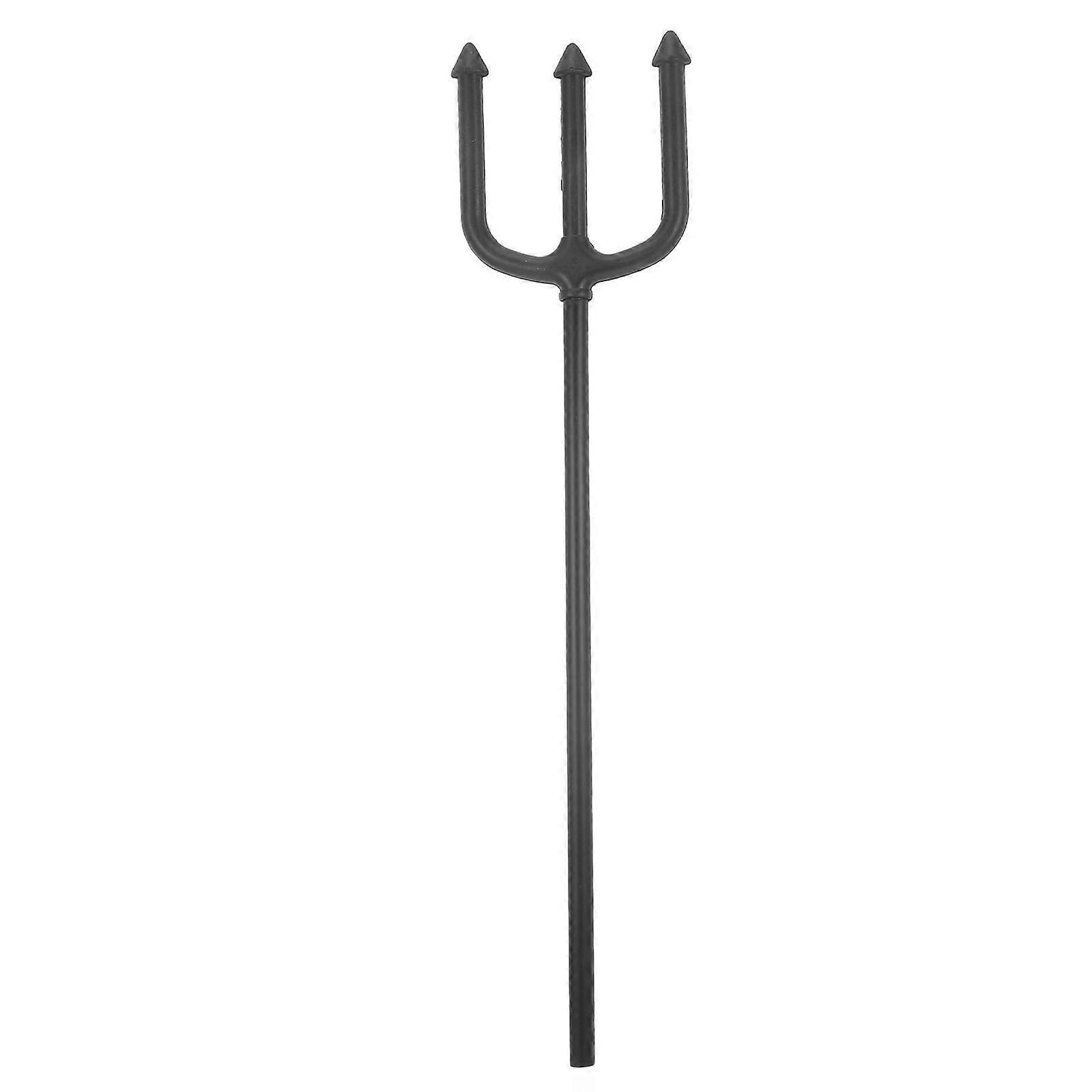 Teufelsgabel – Cosplay-requisite Für Bühnenauftritte Und Halloween-partys-50.00x12.00x1.30cm-black