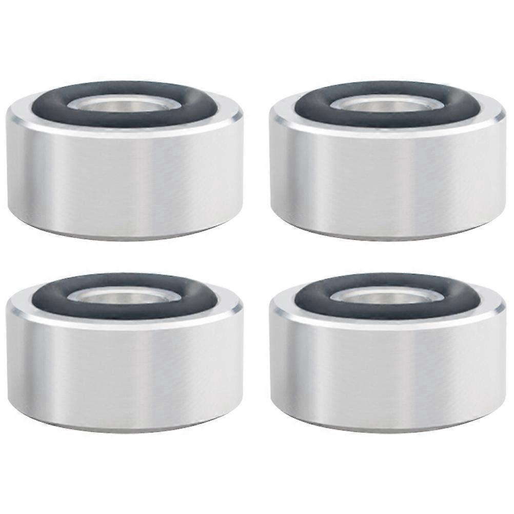 Stück Lautsprecher-isolationsfüße Aus Aluminiumlegierung, Lautsprecherfußmatte, Subwoofer-ständer-2.00x2.00x1.00cm-silver