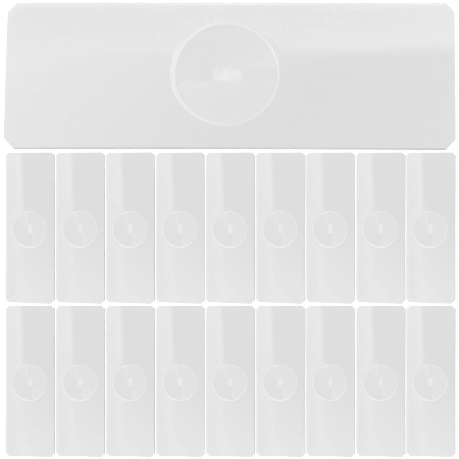50 Stück Objektträger Aus Glas Für Die Mikroskopie, Labor-objektträger Aus Glas Für Aquatische Proben (einfach Konkav)-7.62x2.54x0.13cm