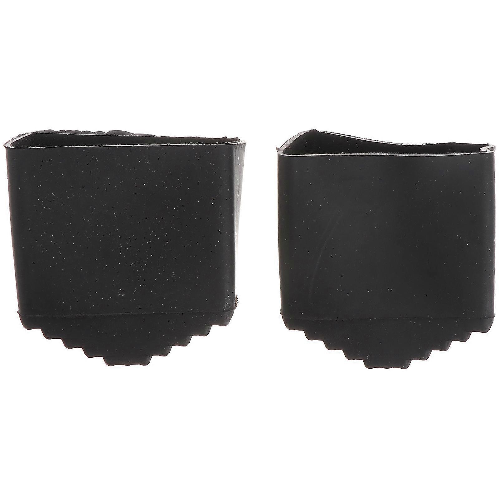 2 Stück Faltbare Leiterfüße, Rutschfeste Leiterfüße-4.30x4.20x2.30cm-black