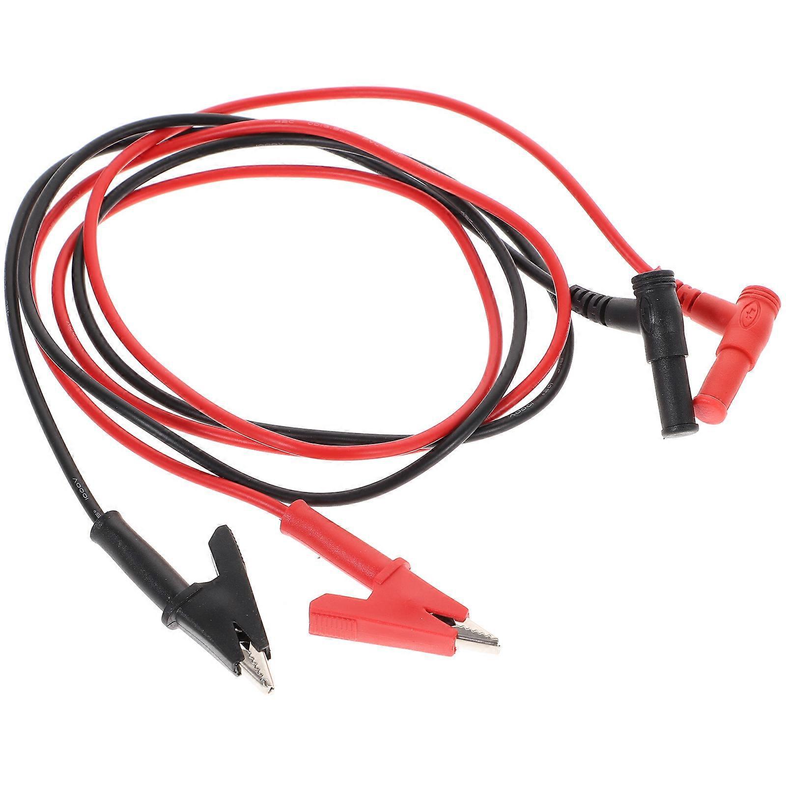 Paar Multimeter-krokodilklemmen-testkabel, Multimeter-testsonde Für Auto-3.80x1.00x1.00cm