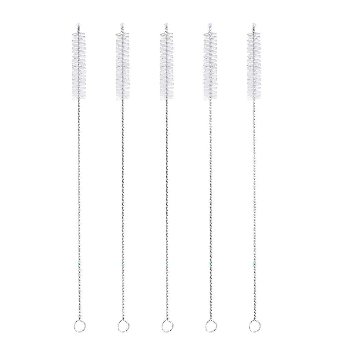 Stück 20 X 0,8 Cm Edelstahl-trinkhalmbürsten Zur Reinigung Von Trinkhalmen-5 Pcs