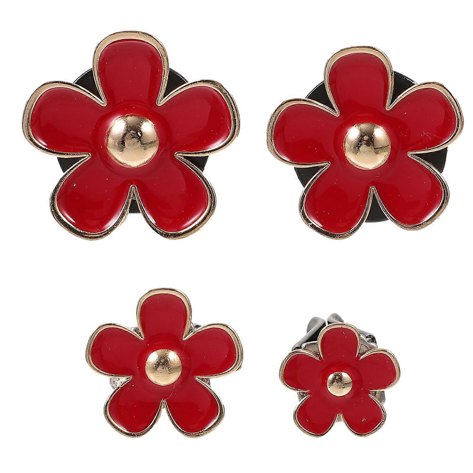 Stück Auto-lufterfrischer-clips, Lüftungsschlitz-clips, Auto-innenausstattung-3.3x3.3x1cm-red